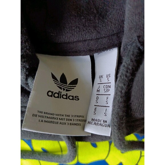 Adidas B For Breakfast Hoodie Men's Small Black Pockets Long Sleeve - Picture 3 of 8